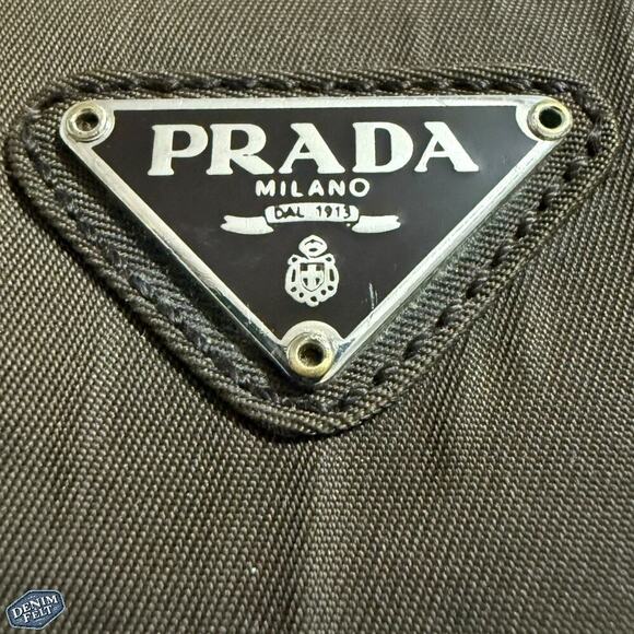 Prada Vintage Brown Nylon Zip-Around Continental Long Wallet - Picture 10 of 16